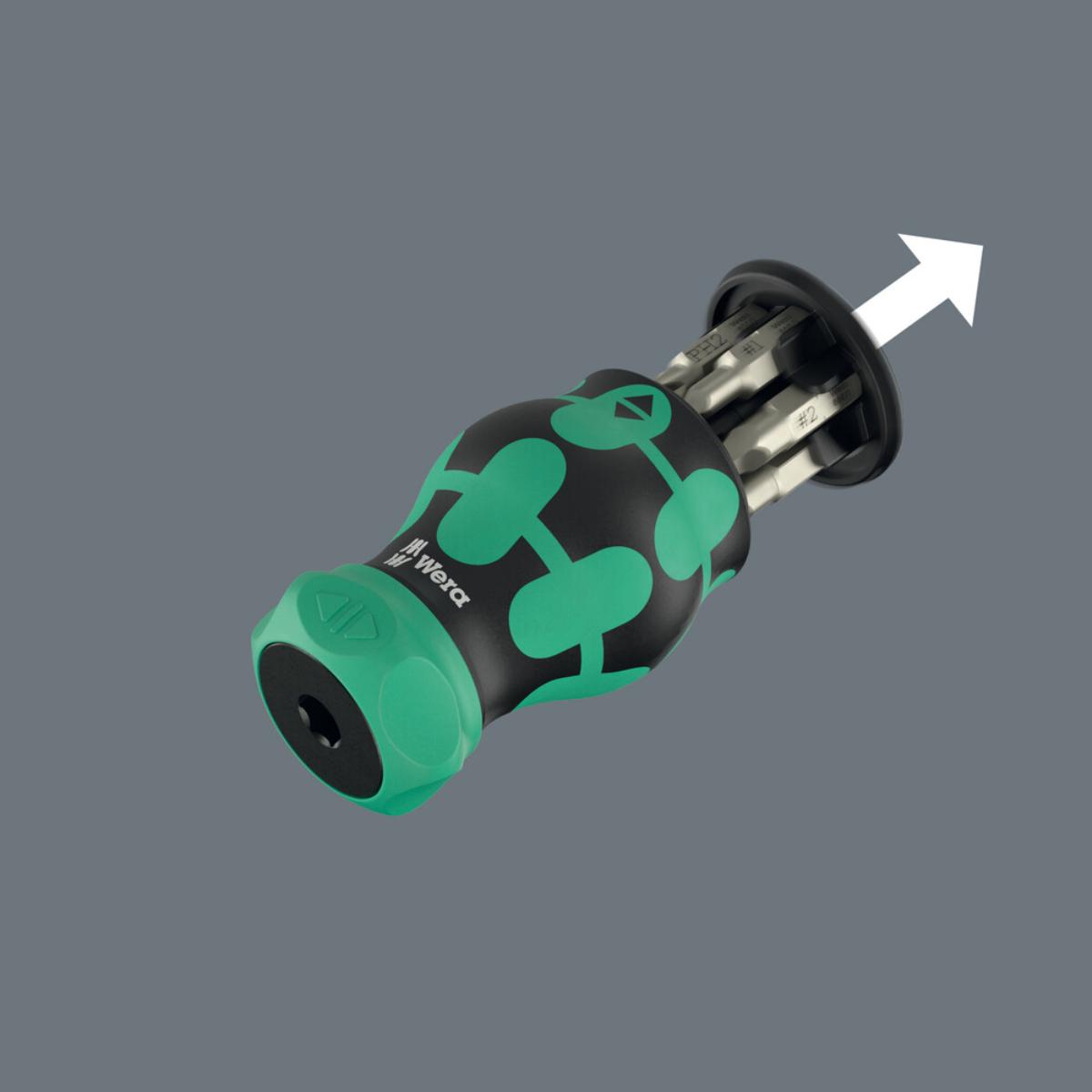 Wera Kraftform Kompakt Stubby Magazin RA 4, 6-teiliges Set