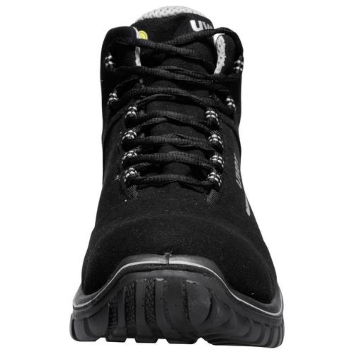uvex motion style Sicherheitsschuh Stiefel S2, schwarz/silber