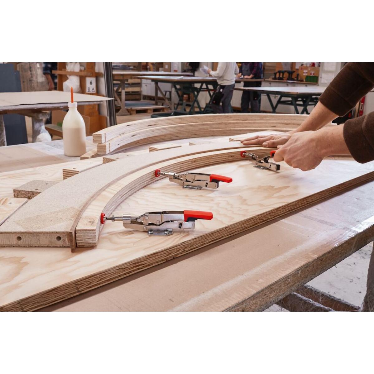 Bessey Schubstangenspanner mit waagrechter Grundplatte STC-IHH