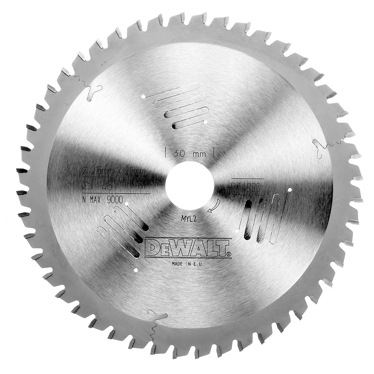 DEWALT EXTREME Kreissägeblatt stationär Extra feine Schnitte ø 216mm