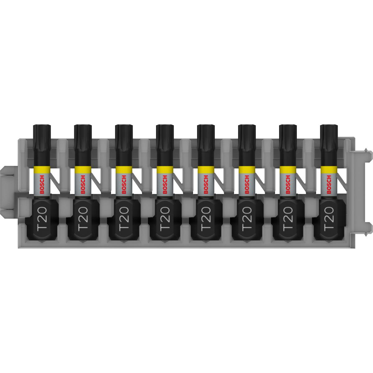 Bosch PRO Schrauberbit-Set Impact Control, 8-teilig, mit T15, 25 mm