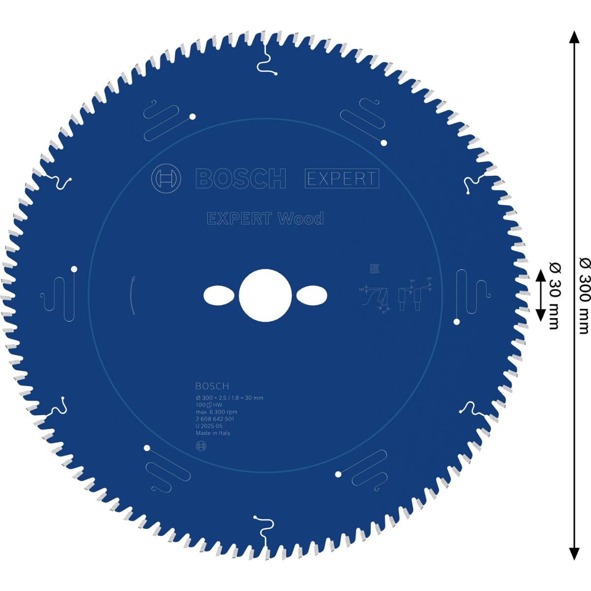 Bosch Kreissägeblatt Expert for Wood ø 300 mm