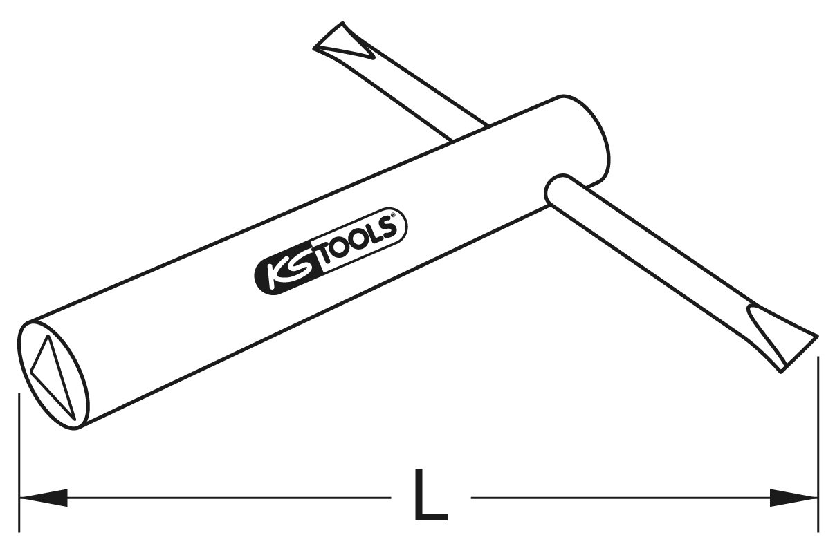KS Tools BRONZEplus 3-kant-Steckschlüssel