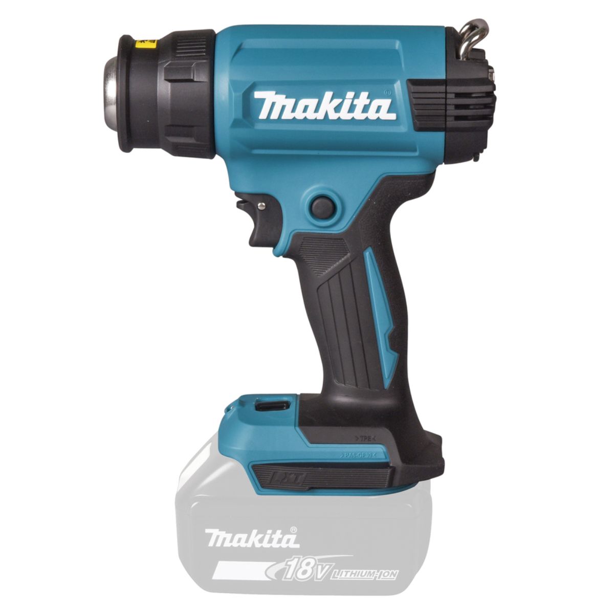 Makita Akku-Heissluftgebläse 18V (ohne Akku, ohne Ladegerät) im Transportkoffer DHG181ZK