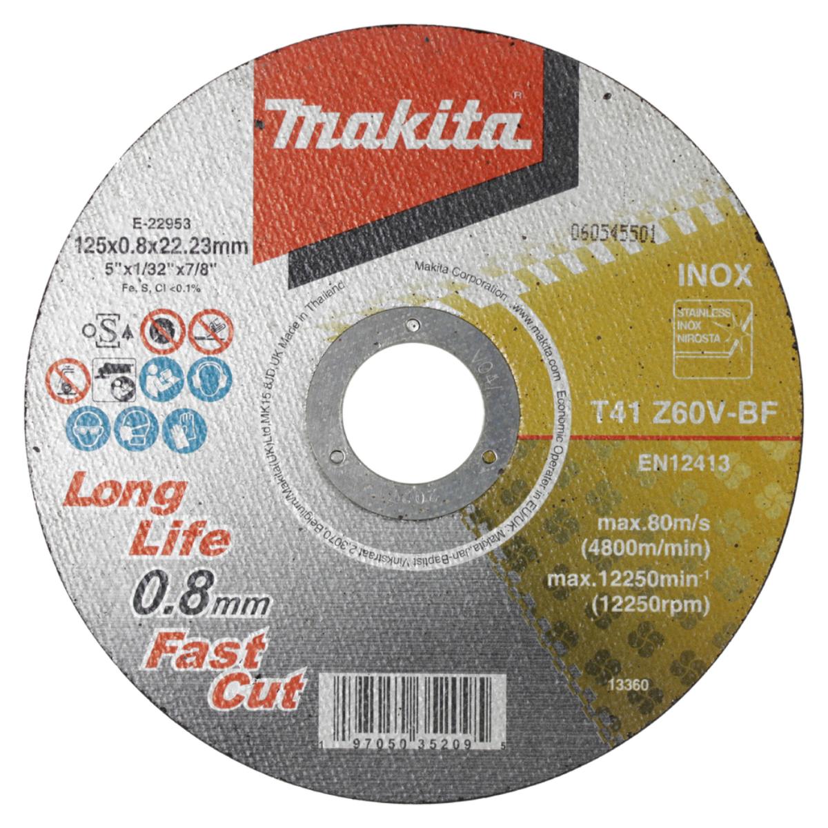 Makita Trennscheibe INOX 125x0,8 mm