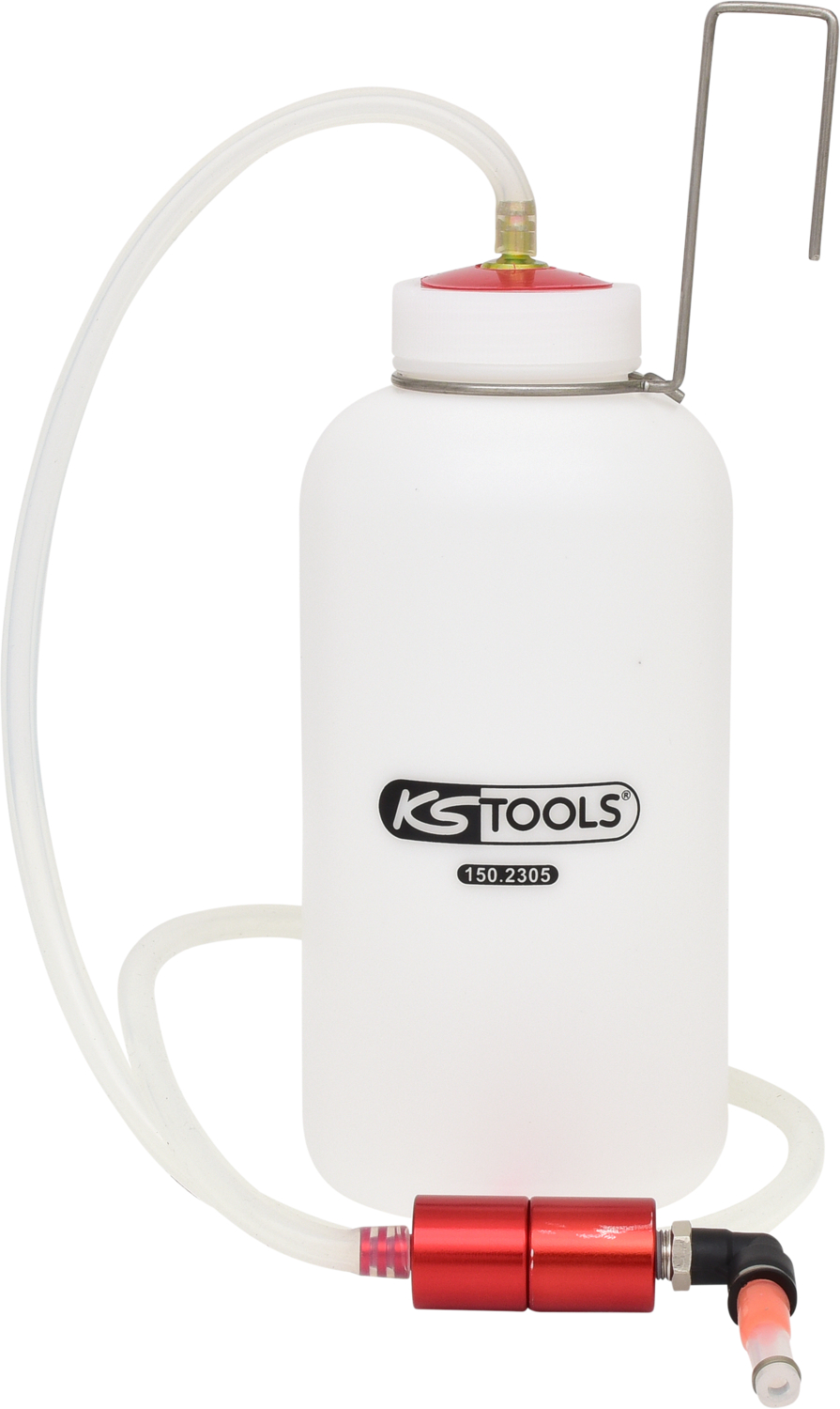 KS Tools Ein-Mann-Bremsenentfüfter mit Auffangflasche