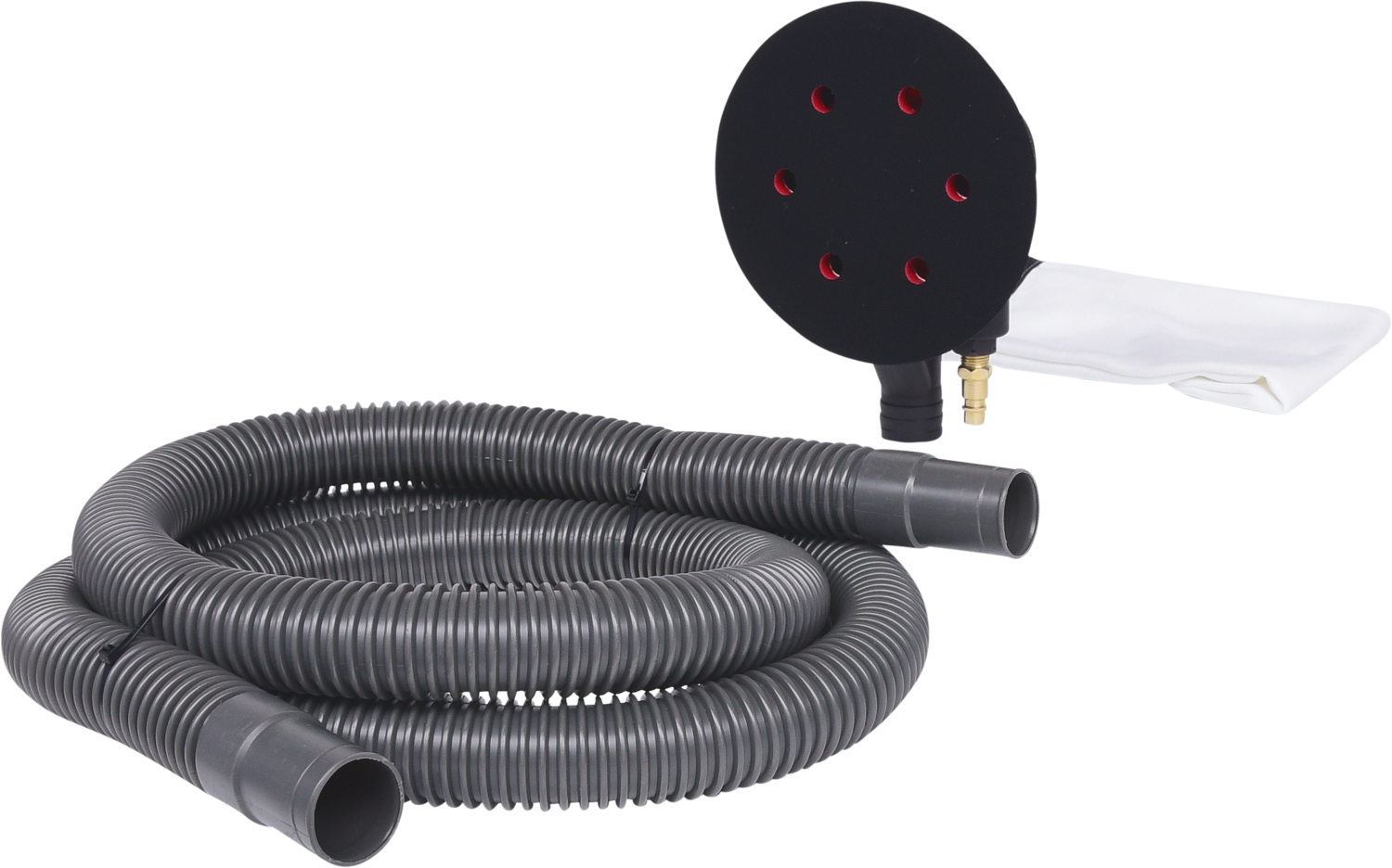 KS Tools Feinschliff-Druckluft-Excenterschleifer mit Staubabsaugung