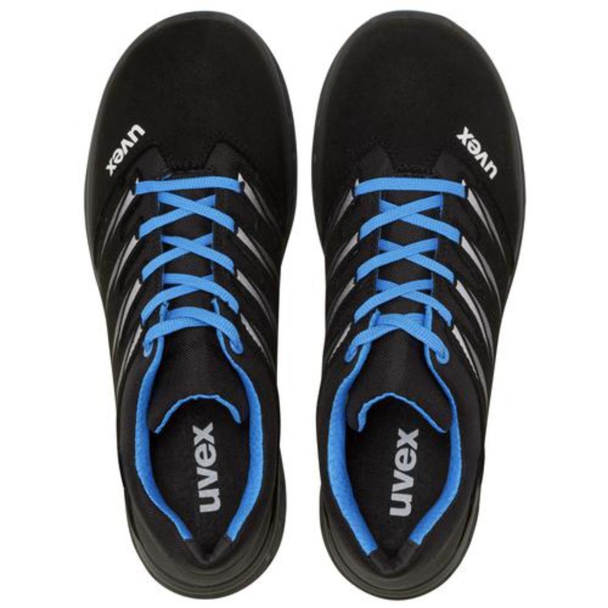 uvex 2 trend Sicherheitsschuh Halbschuhe S1, blau/schwarz