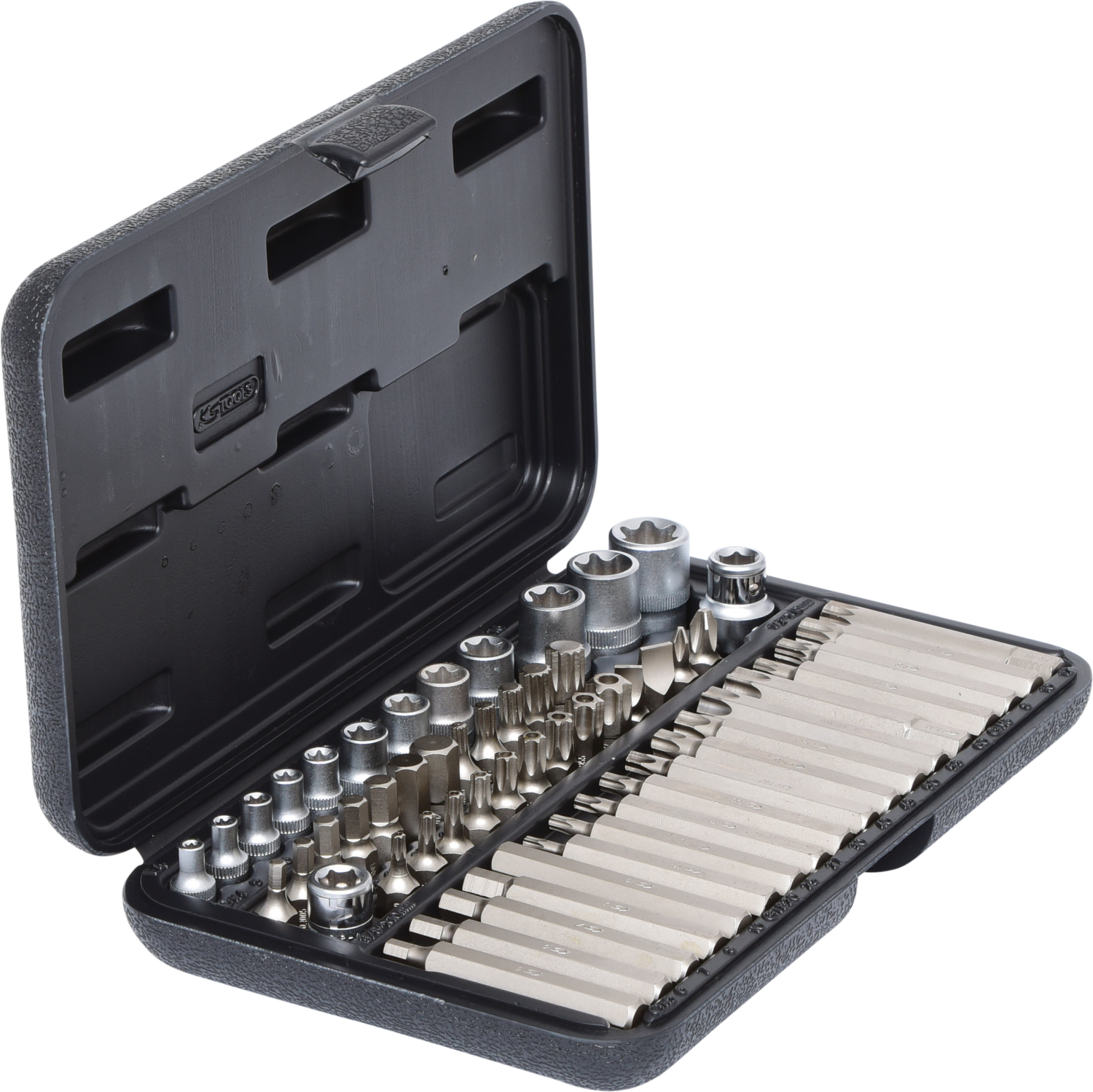 KS Tools 1/4"+3/8"+1/2" Torx-Steckschlüssel- und Bit-Satz, 57-tlg