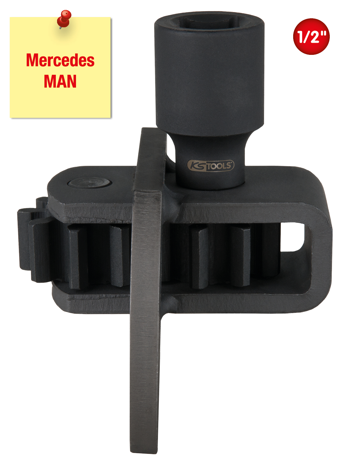 KS Tools 1/2" Motor-Durchdrehvorrichtung für Mercedes - MAN, 70mm