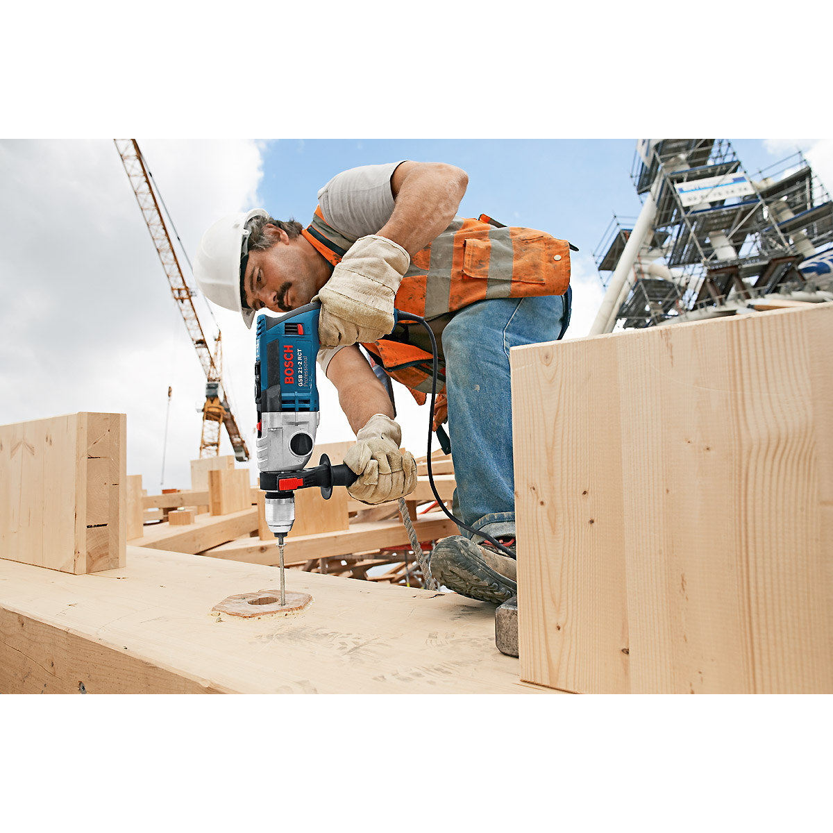 Bosch Schlagbohrmaschine GSB 21-2 RCT, mit Handwerkerkoffer