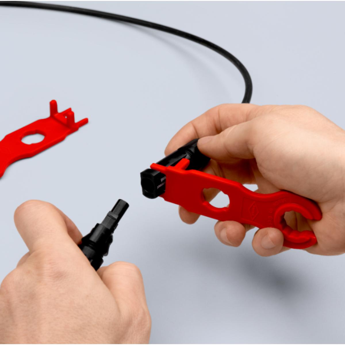 KNIPEX Montagewerkzeug-Set für Solar-Steckverbinder MC4 (Multi-Contact) 115 mm