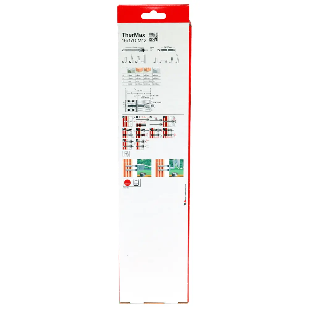 Fischer Abstandsmontagesystem TherMax 16/170 M12 (2)