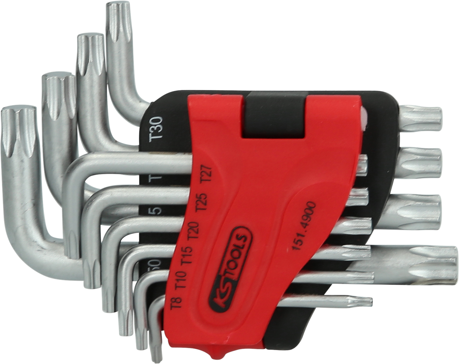 KS Tools Torx-Winkelstiftschlüssel-Satz, kurz, 10-tlg