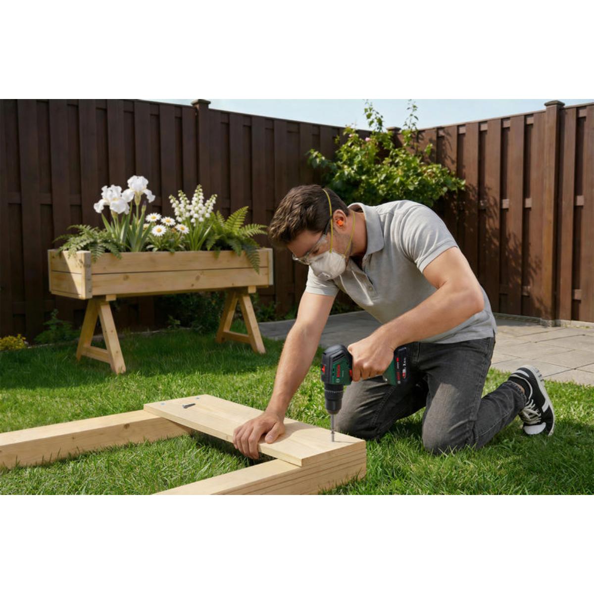 Bosch Akku-Schlagbohrschrauber PSB18V-60, 1x Akku PBA 18V 2.5Ah in Handwerkerkoffer