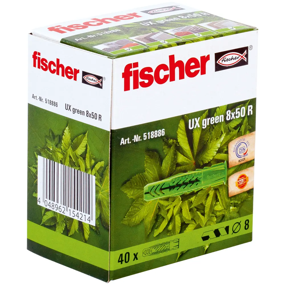 Fischer Universaldübel UX Green 8x50 R