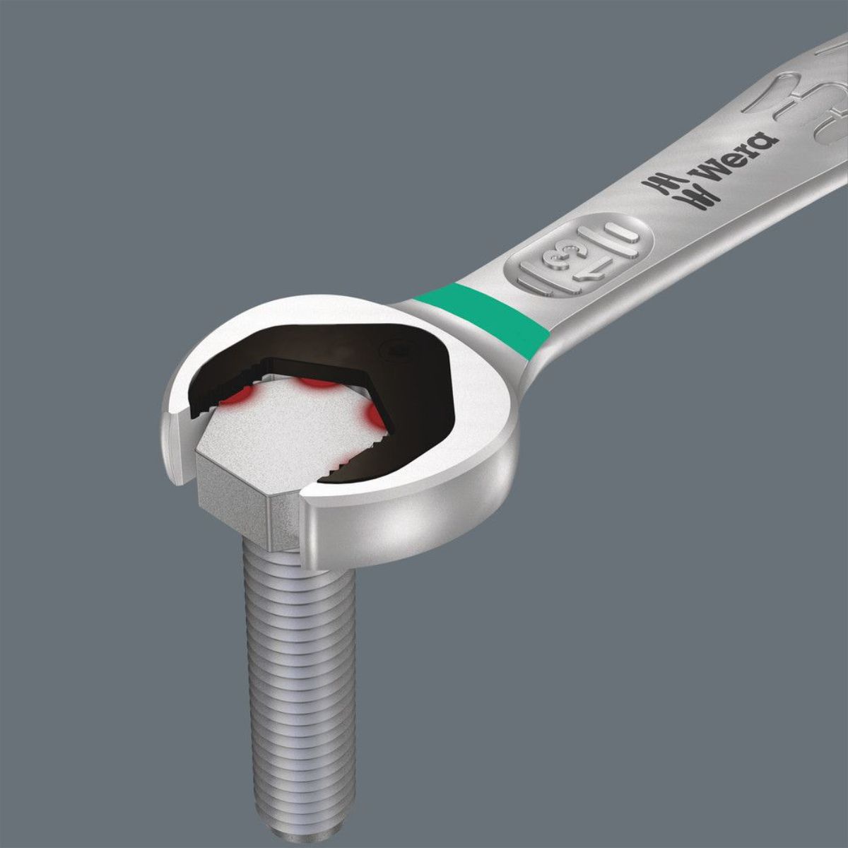 Wera 6000 Joker 11 Set 1 Maul-Ringratschenschlüssel-Satz, 11-teilig