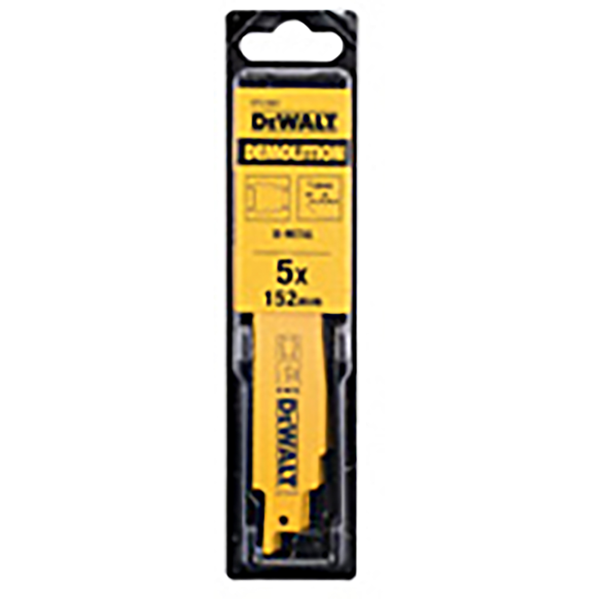 DEWALT Spezial Säbelsägeblatt Carbide für Porenbeton, Ziegel 1 Stück