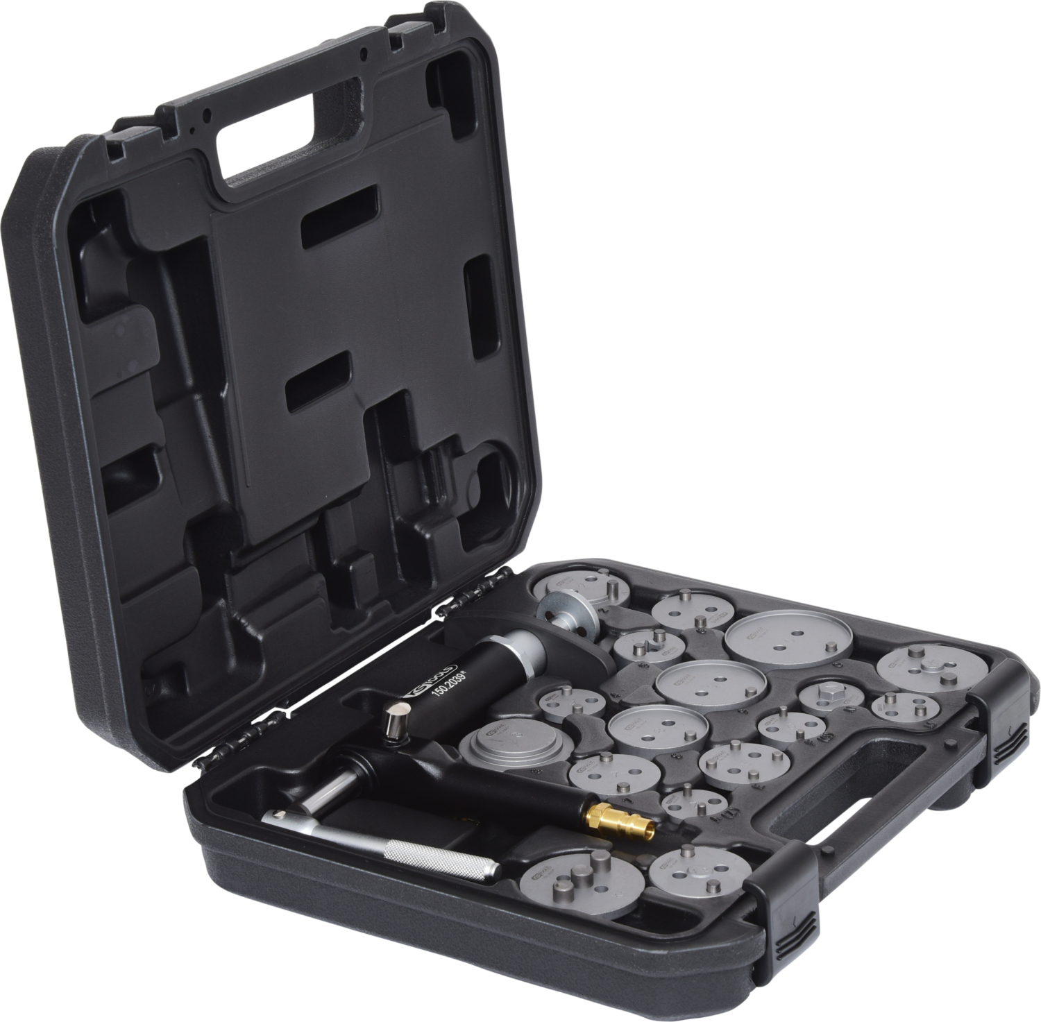 KS Tools Druckluftspindel-Bremskolbenwerkzeug-Satz, 18-tlg