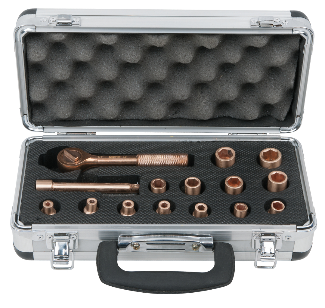 KS Tools BERYLLIUMplus Steckschlüssel-Satz 1/4" 15-tlg 
