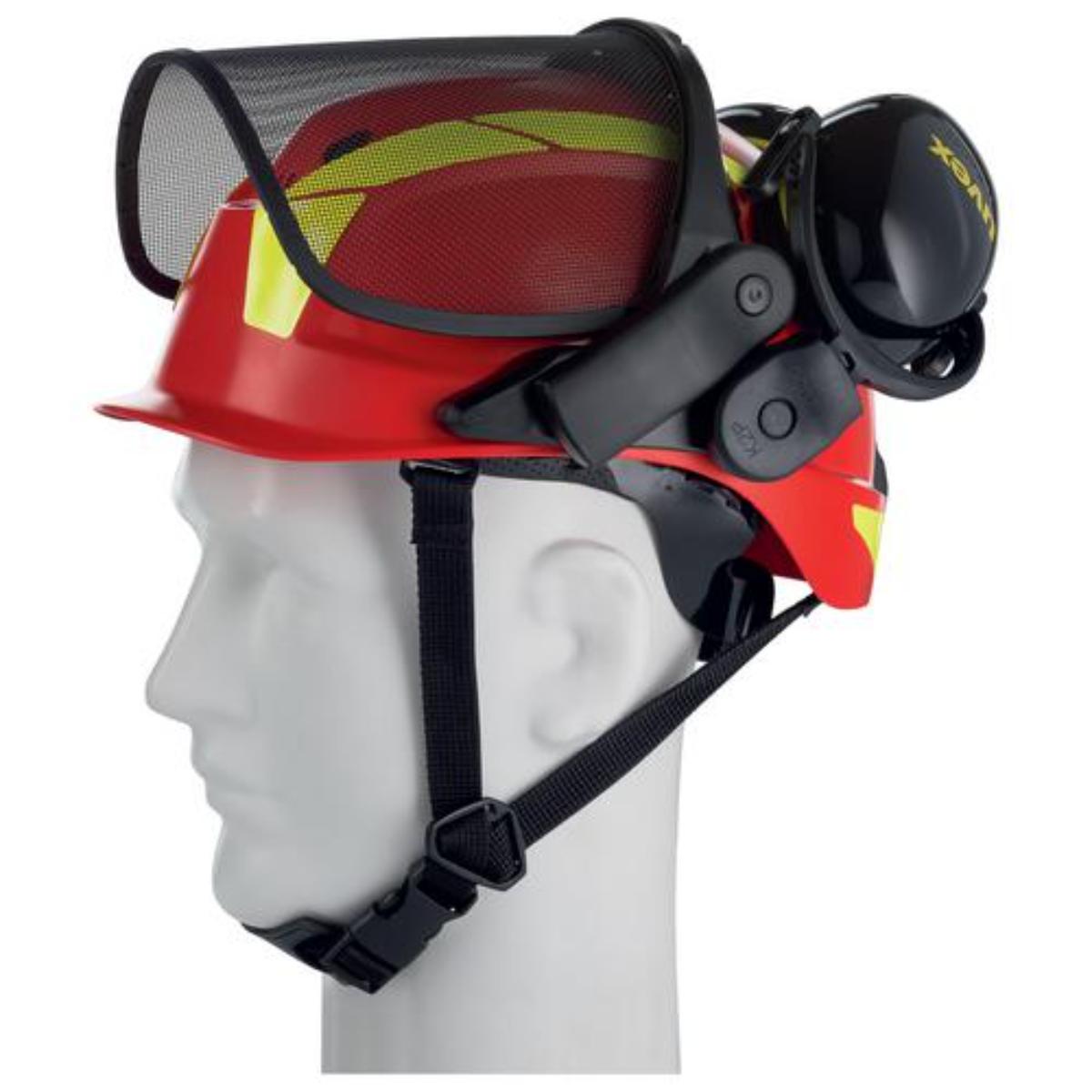 uvex pheos forestry Schutzhelm inkl. Waldarbeiter-Set - pheos B-S-WR, pheos Waldarbeitervisier u. ph