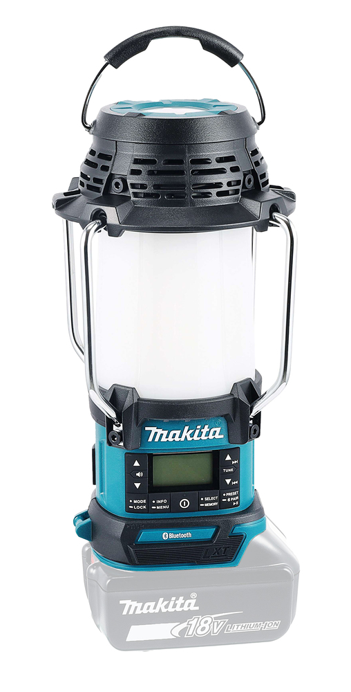 Makita Akku-Radio FM/DAB+ mit Laterne LXT 18V (ohne Akku, ohne Ladegerät) - DMR056