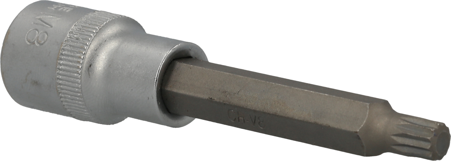 Brilliant Tools 1/2" Vielzahn-Bit-Stecknuss, 100 mm lang