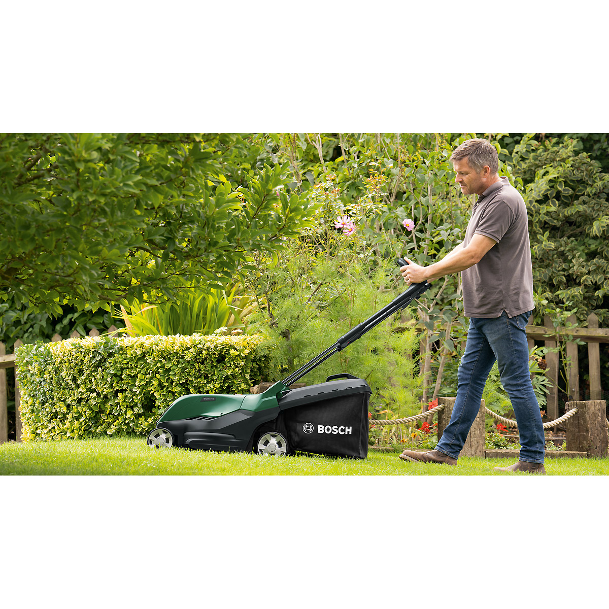 Bosch Akku-Rasenmäher AdvancedRotak 36V-40-650, 2 x Akku 36V 2,0Ah