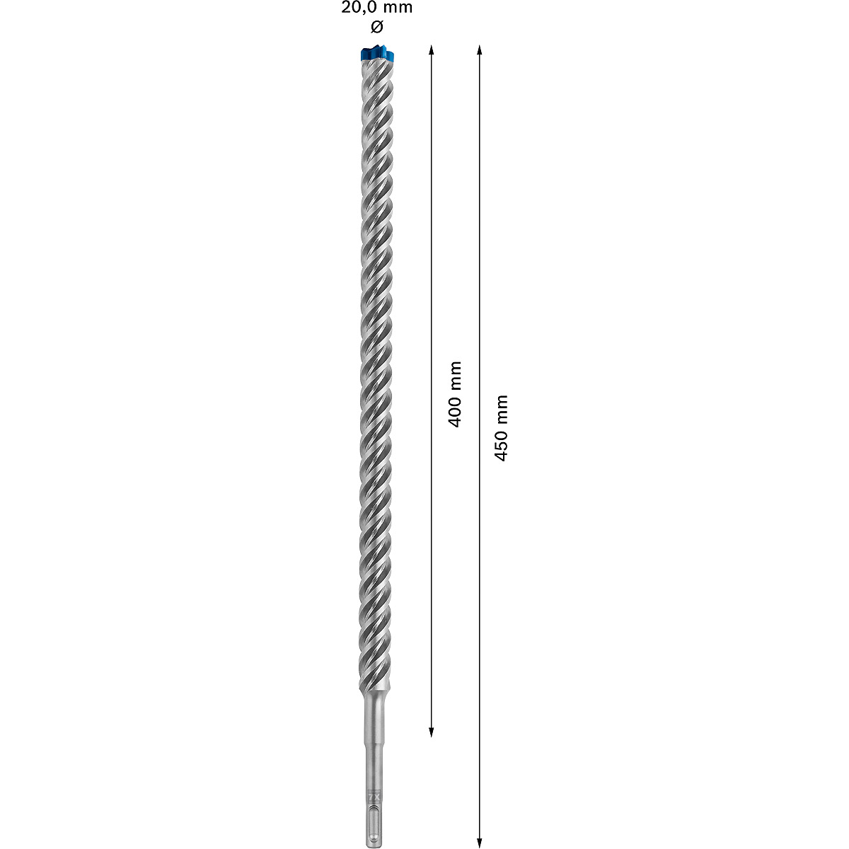 Bosch EXPERT SDS plus-7X Hammerbohrer, für Bohrhämmer ø 20 mm