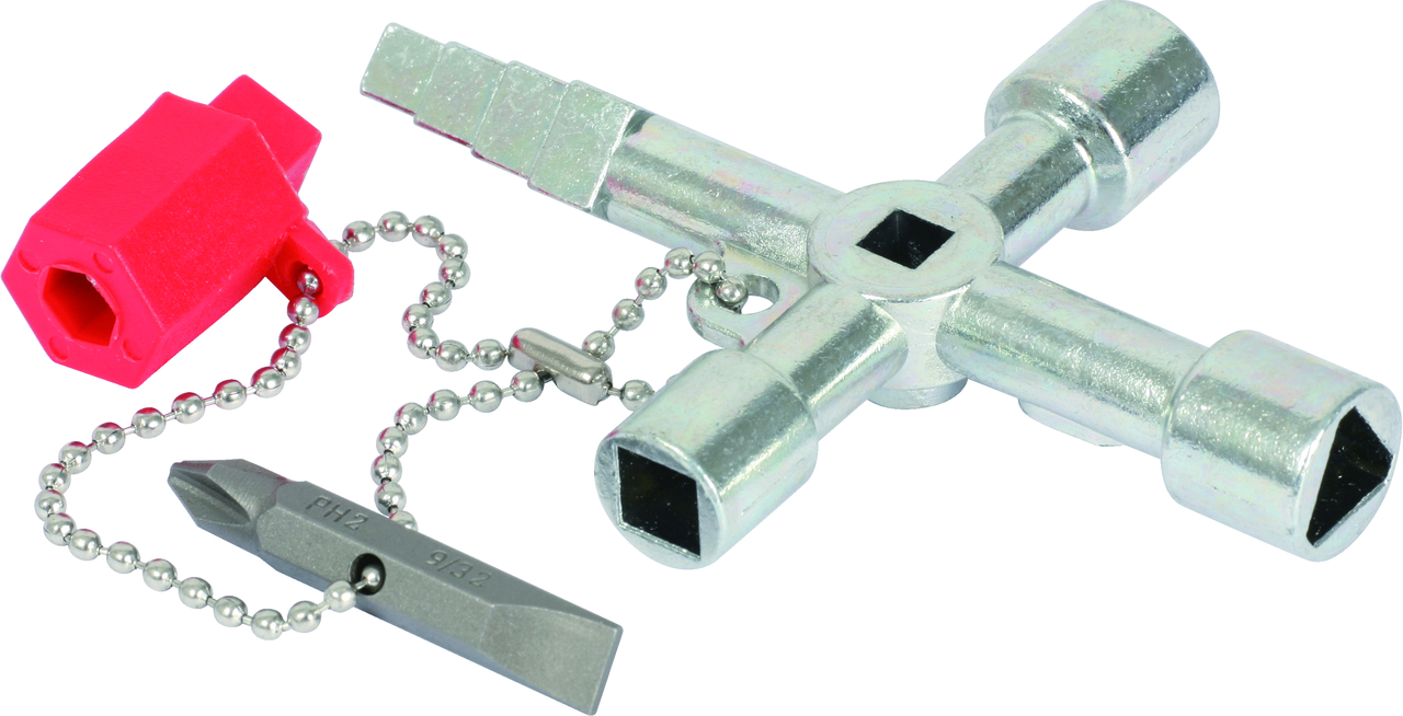 KS Tools Universal-Schaltschrankschlüssel, 61mm
