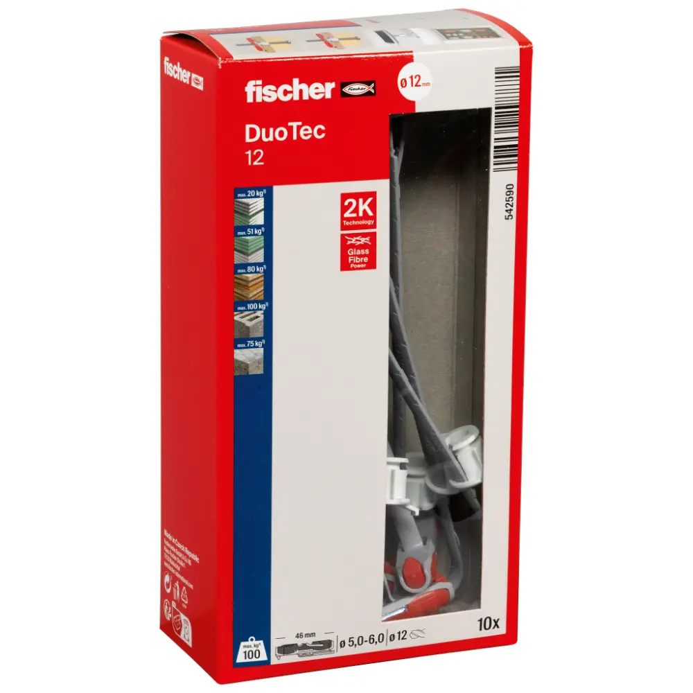 Fischer Nylon-Kippdübel DuoTec 12 (10)