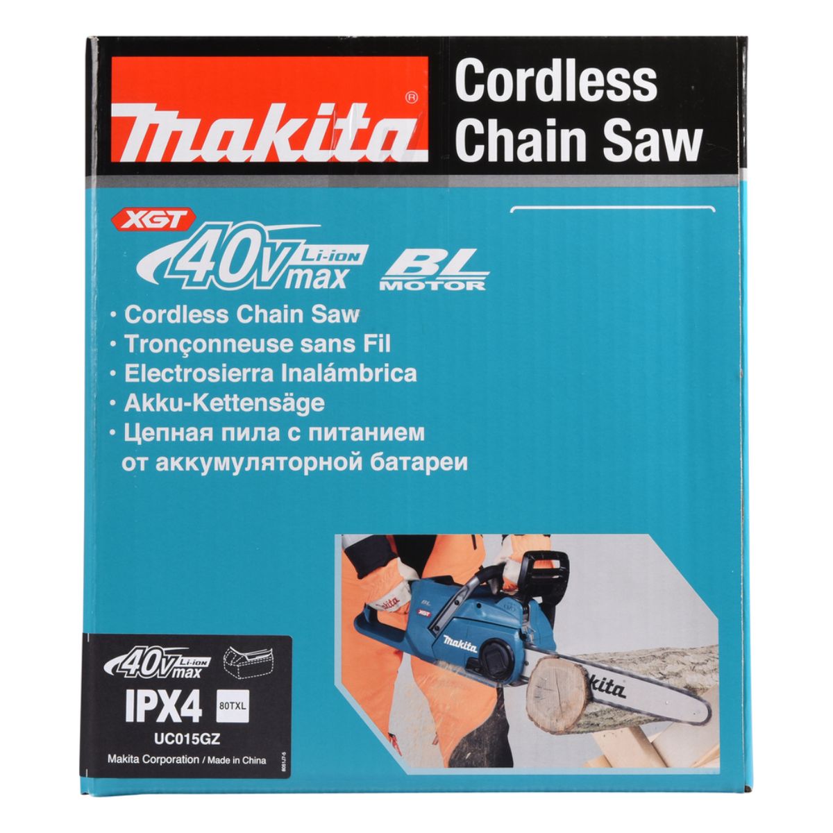 Makita Akku-Kettensäge 40V XGT max. mit Akku 5,0 Ah + Ladegerät - UC015GT101