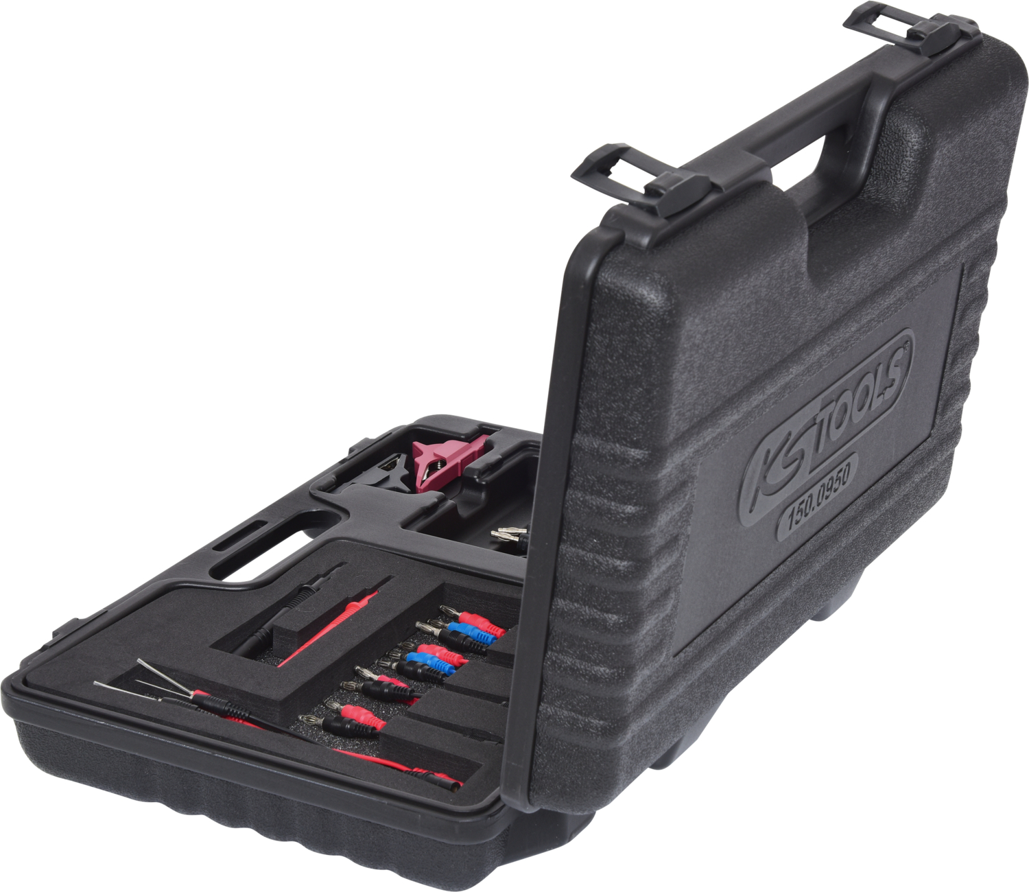 KS Tools 12-24V Master Diagnose Prüf- und Mess-Kabel-Satz, 92-tlg