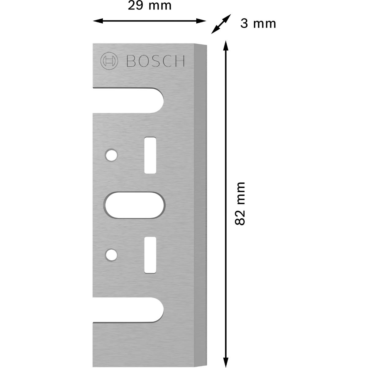 Bosch PRO Hobelmesser, 82 x 29 x 3 mm, 2 Stück