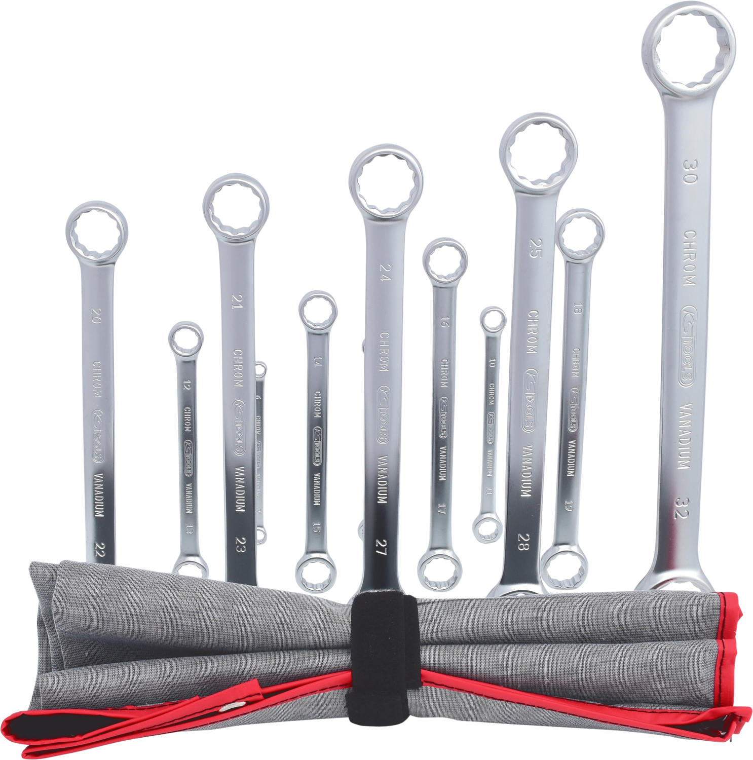 KS Tools ULTIMATEplus Doppel-Ringschlüssel-Satz, gerade, 12-tlg