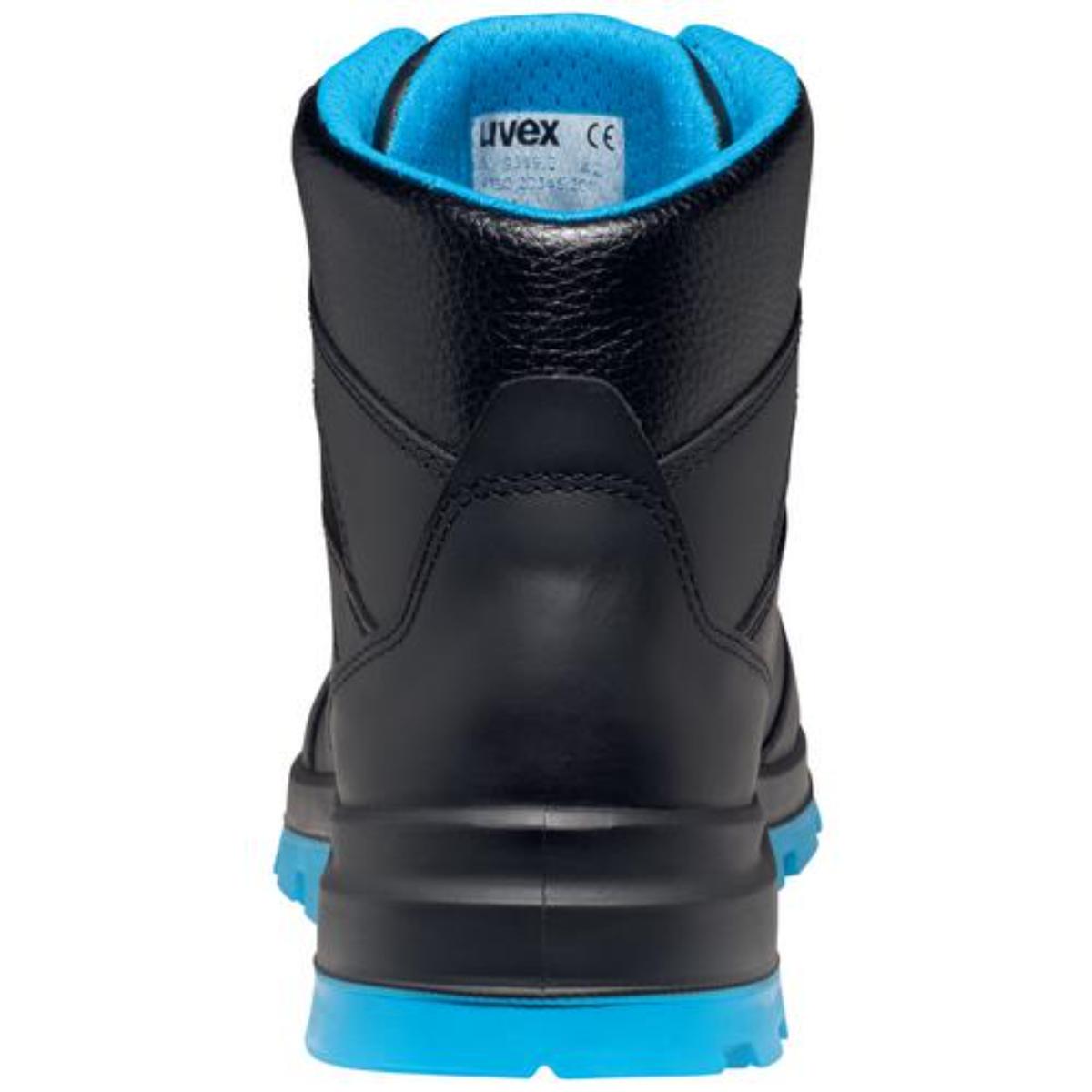 uvex 2 xenova BOA Sicherheitsschuh Stiefel S3, schwarz/blau