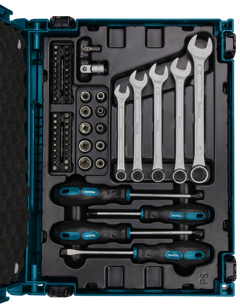 Makita Werkzeug-Set 87-tlg. im MAKPAC Gr.1 - E-11542