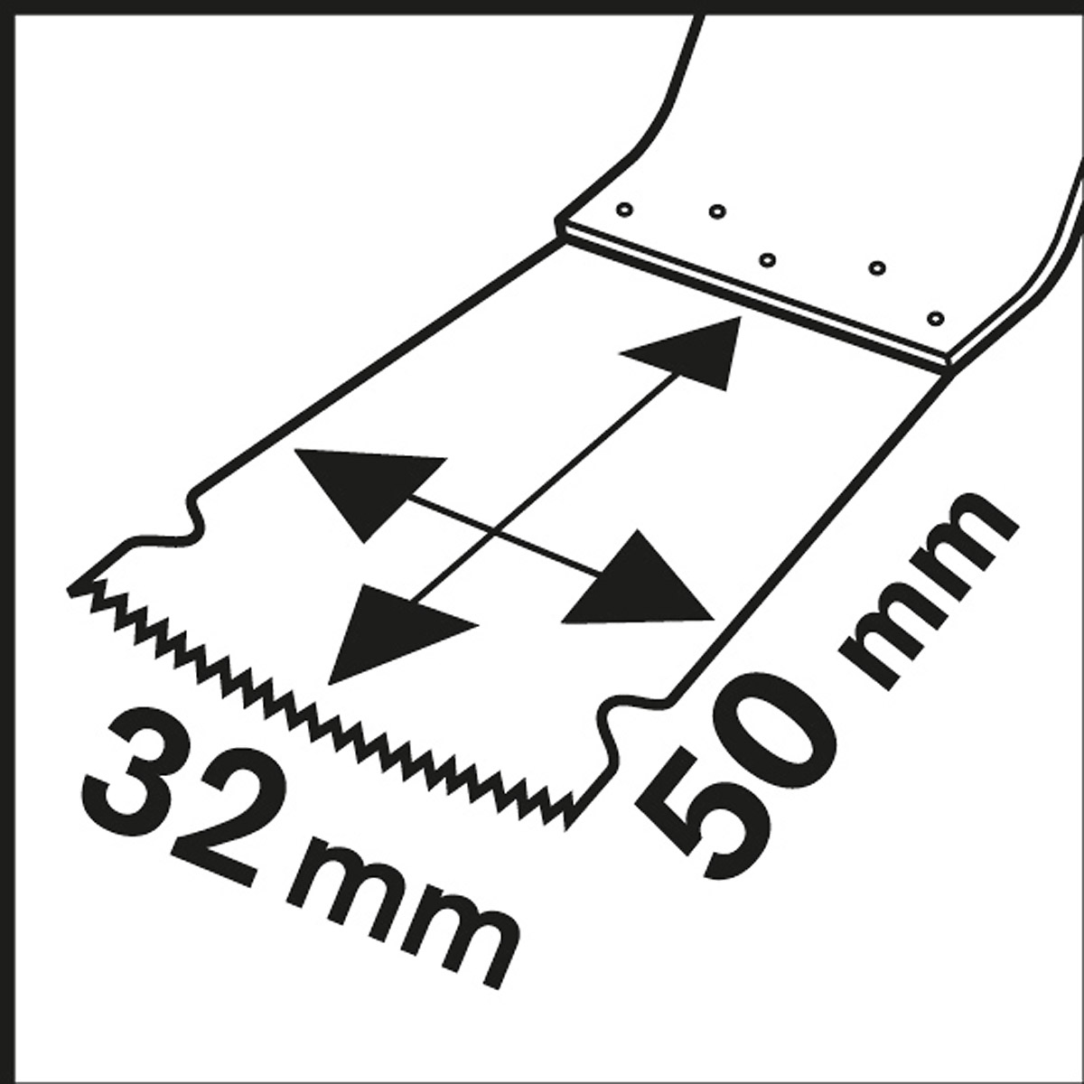Bosch HCS Tauchsägeblatt AIZ 32 EPC Wood, 50 x 32 mm