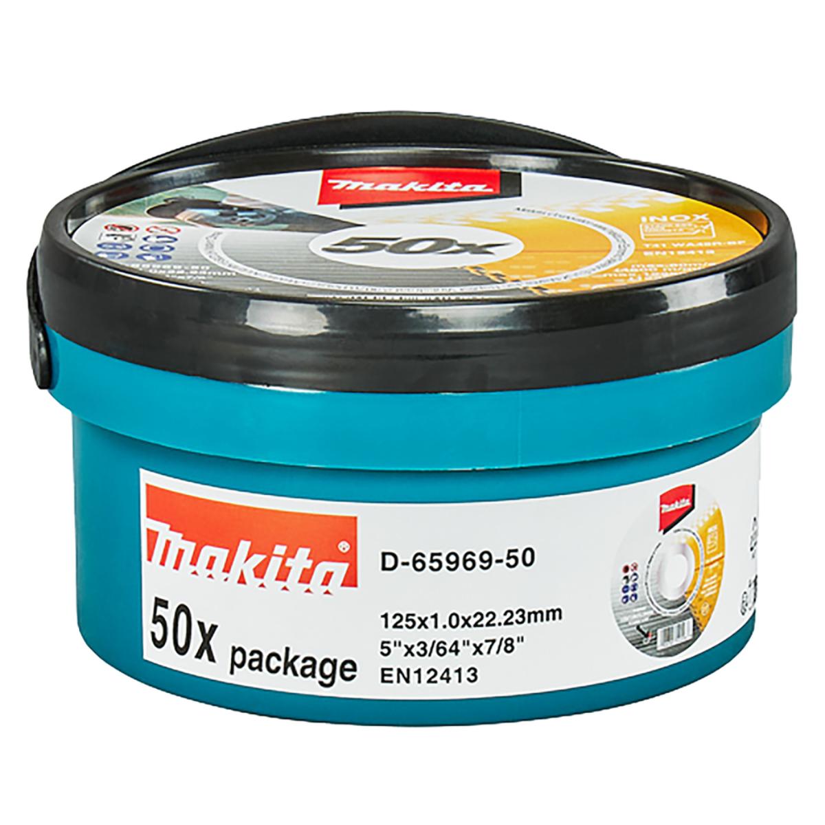 Makita Trennscheibe INOX 125x1,0mm Box mit 50 Stück Inhalt