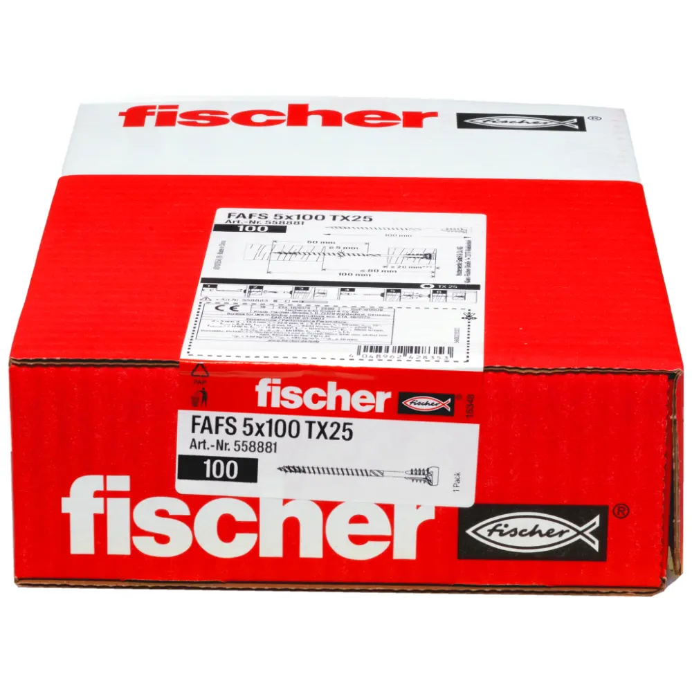 Fischer Justierschraube FAFS 5,0x100 TX25 100
