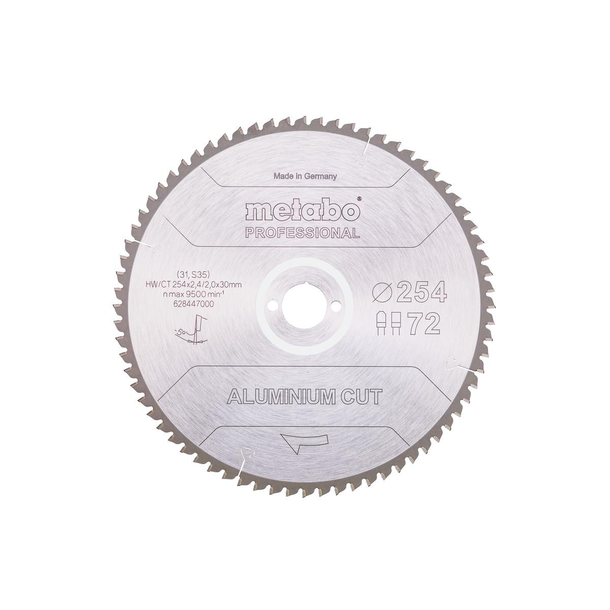 Metabo Sägeblatt aluminium cut - professional FZ / TZ 5°neg