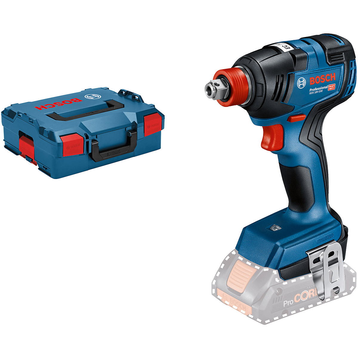 Bosch Akku-Drehschlagschrauber GDX 18V-200 in L-BOXX