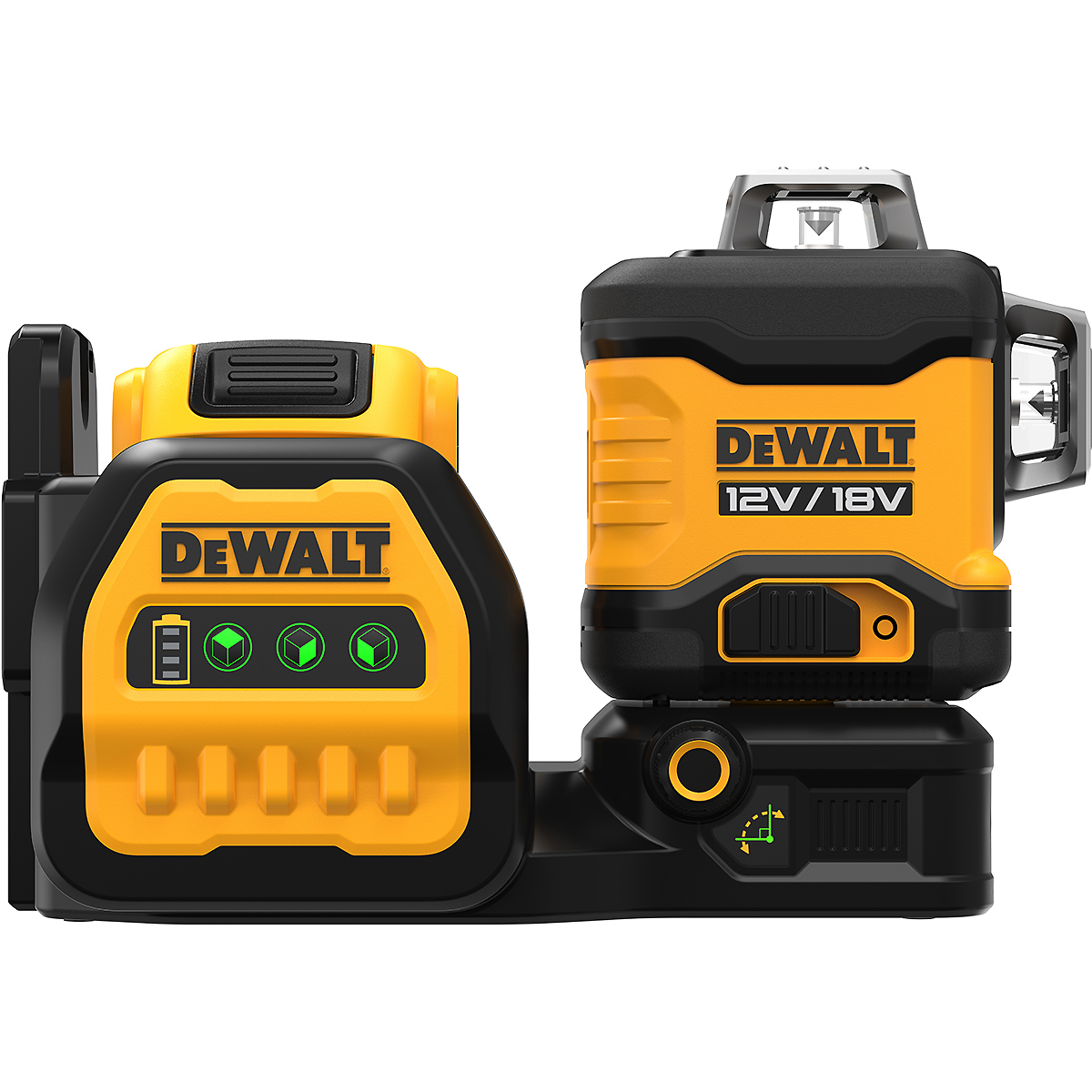 DEWALT Akku-Multi-Linienlaser grün 18V grün + Akku + Schnellladegerät