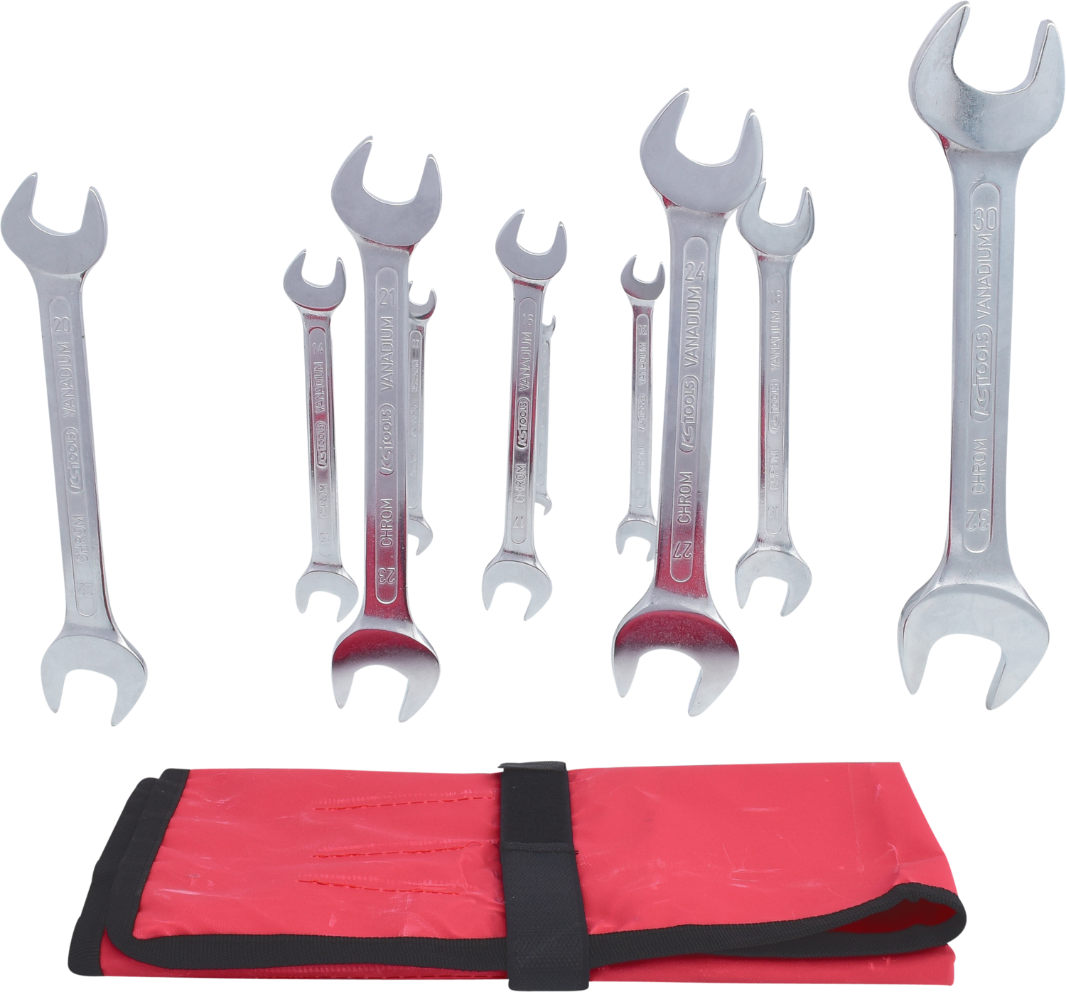 KS Tools Doppel-Maulschlüssel-Satz, 11-tlg, 6x7-30x32mm