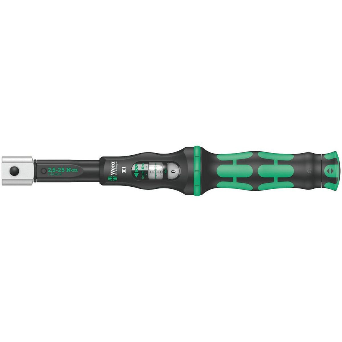 Wera Click-Torque X 1 Drehmomentschlüssel für Einsteckwerkzeuge, 2,5-25 Nm
