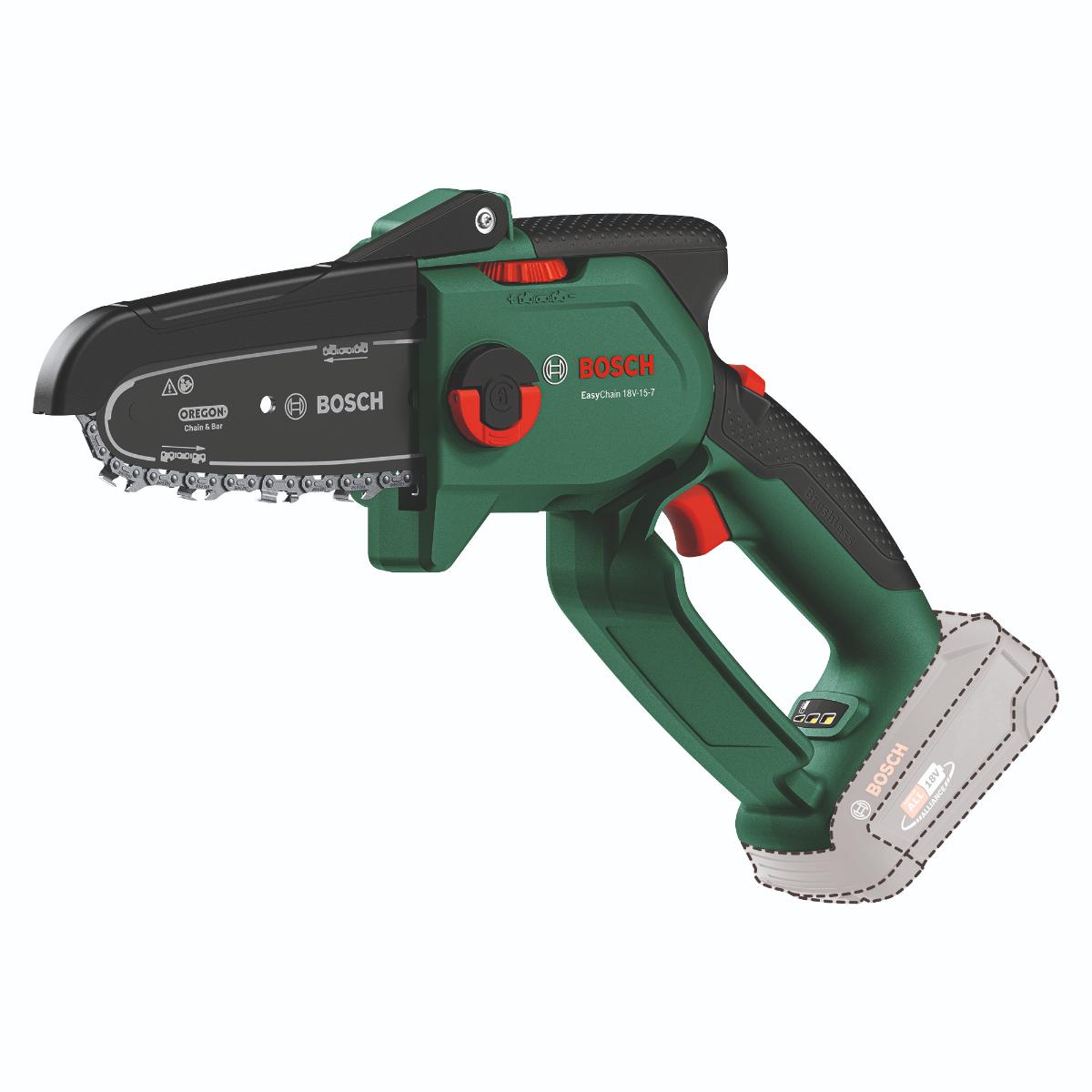 Bosch Akku-Kettensäge EasyChain 18V-15-7 ohne Akkupack