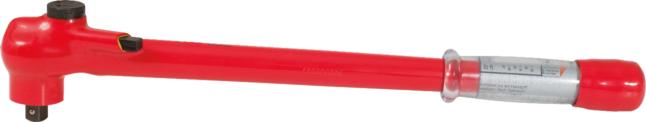 KS Tools 1/2" Drehmomentschlüssel mit Schutzisolierung und Umschalt-Ratschenkopf