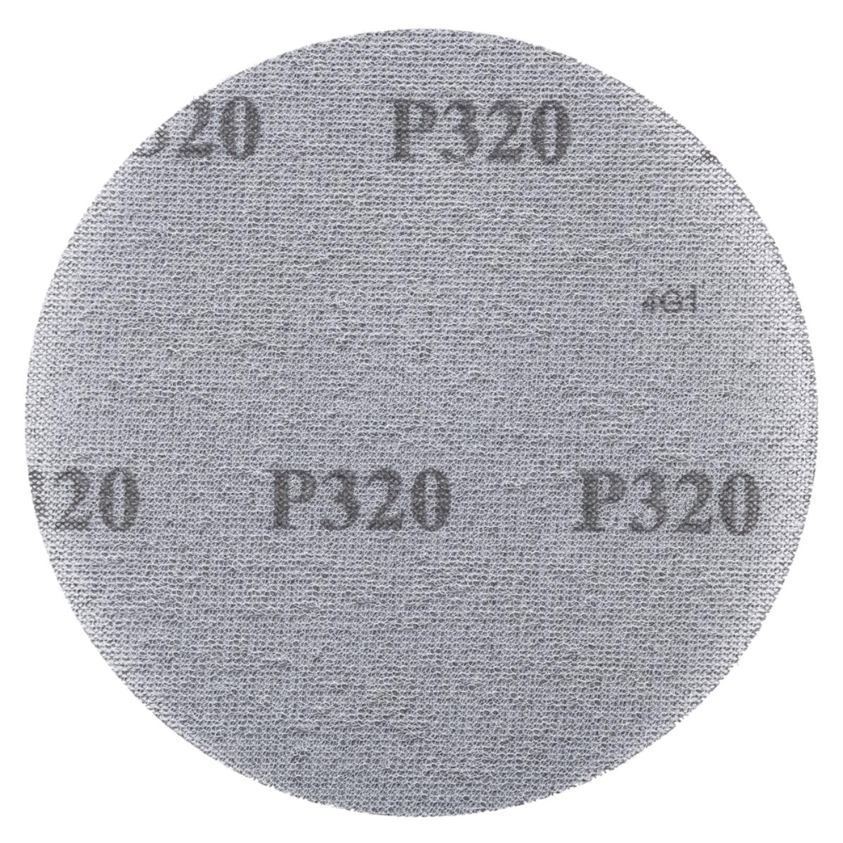 Makita Netzschleifmittel 150mm, Körnung A320,Klett, Gitter, 10 Stück