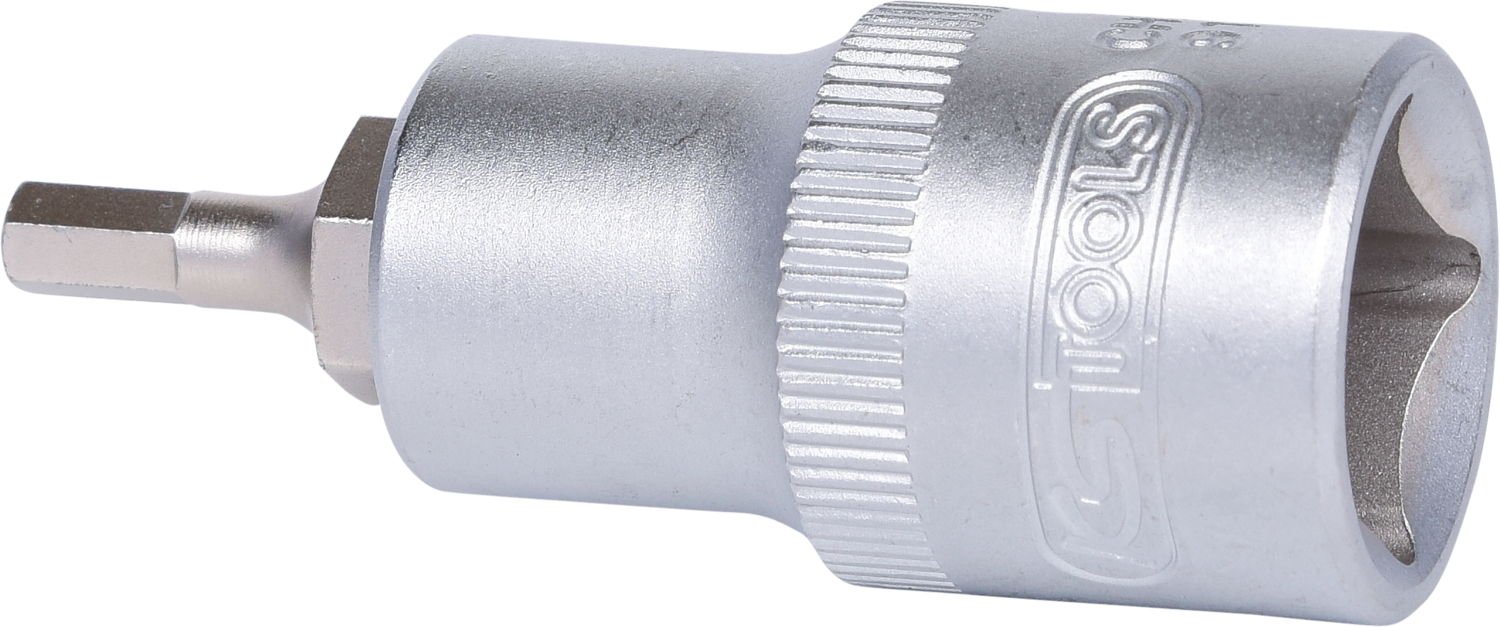 KS TOOLS 1/2" Bit-Stecknuss Innensechskant, kurz