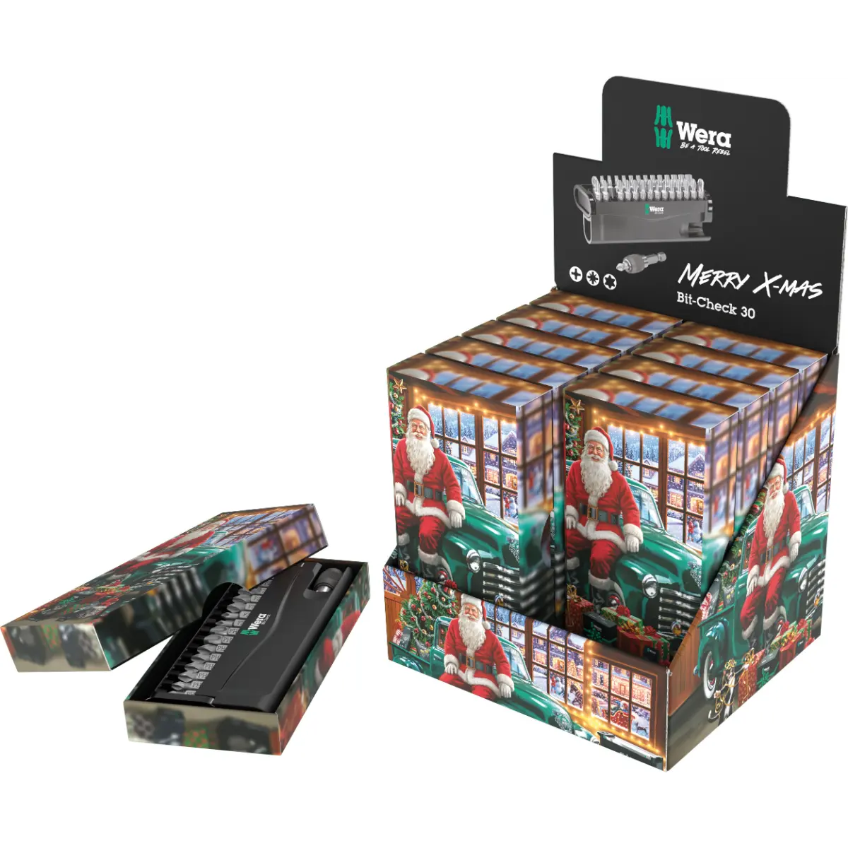 Wera Thekendisplay Bit-Check 30 Christmas 2026